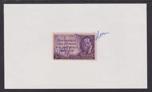Justin Davidson, Pulitzer Prize in Criticism, signed 3c Joseph Pulitzer Stamp - Picture 1 of 1