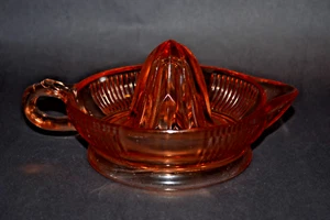 Vintage Pink Depression Glass Citrus Juicer Reamer 8" - Picture 1 of 6