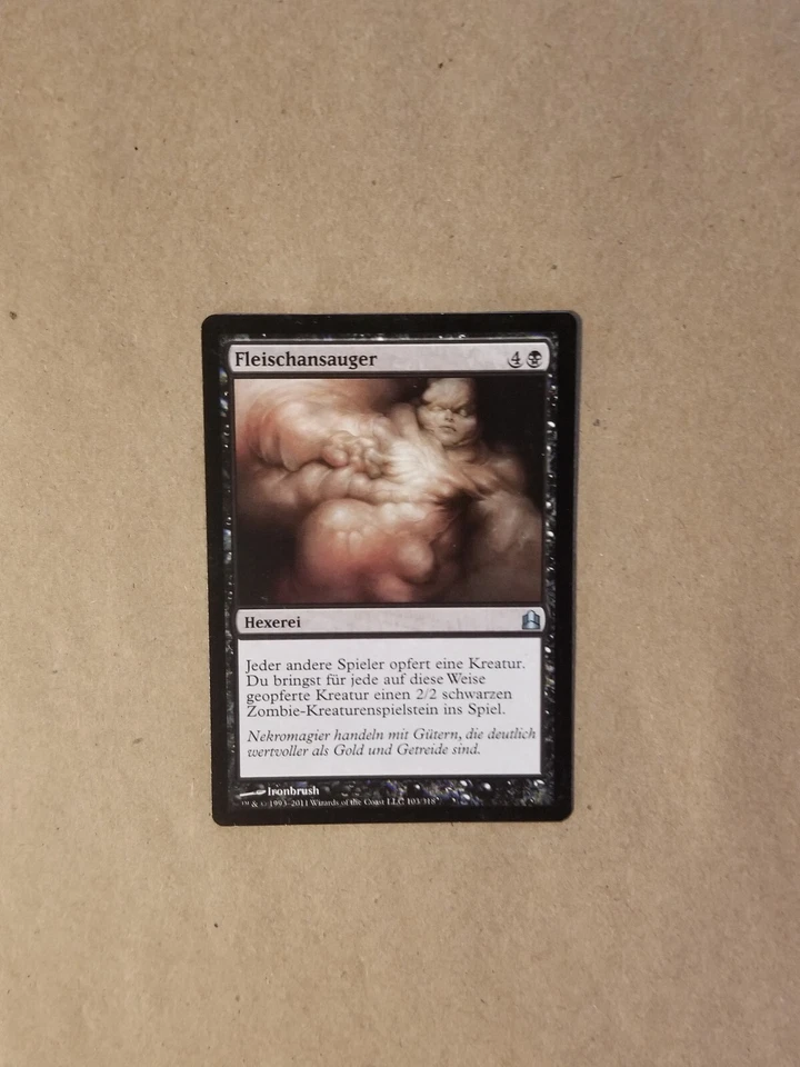 MTG Magic EDH Commander 2011 X1 GERMAN Syphon Flesh / Fleischansauger (NM) - Image 1 of 1
