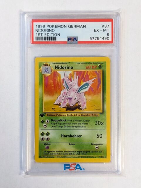 1999 Pokemon German TCG Card Set - VCP Price Guide