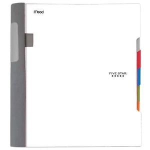 Wirebound Notebook Plus Study App, 5 Subject, College Ruled, White (820013A-WMT) - Picture 1 of 5