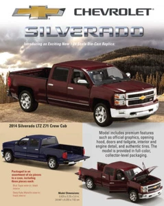 Norscot 65105-CASE 1:24 2014 Chevrolet Silverado LTZ Z71 Crew Cab (Set of 6) - Picture 1 of 1