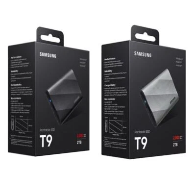 New SAMSUNG T9 4TB 2TB 1TB USB 3.2 2x2 External Solid State Drive Portable SSD - Image 1 of 4