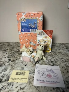 Precious Moments 1998 "BC981" "Slide Into The Celebration" Birthday Club Figure - Picture 1 of 5