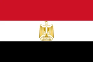 Ägypten Fahne Flagge 90 x 150 cm mit Ösen WM - Bild 1 von 1