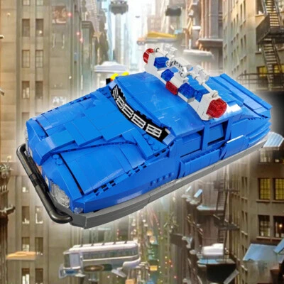 Floating Police Car Model Building Blocks Set Movie MOC Bricks Toys DIY Gift Kit - Image 1 of 4