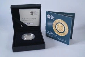 2016 Royal Mint Silver Proof £1 Coin - The Last Round Pound - Picture 1 of 6