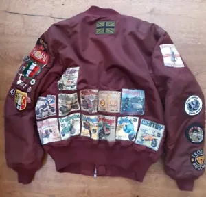 Alpha Ma1 flight jacket 22 x scooter patches 11 Vespa Lambretta Pins mods skins - Picture 1 of 7