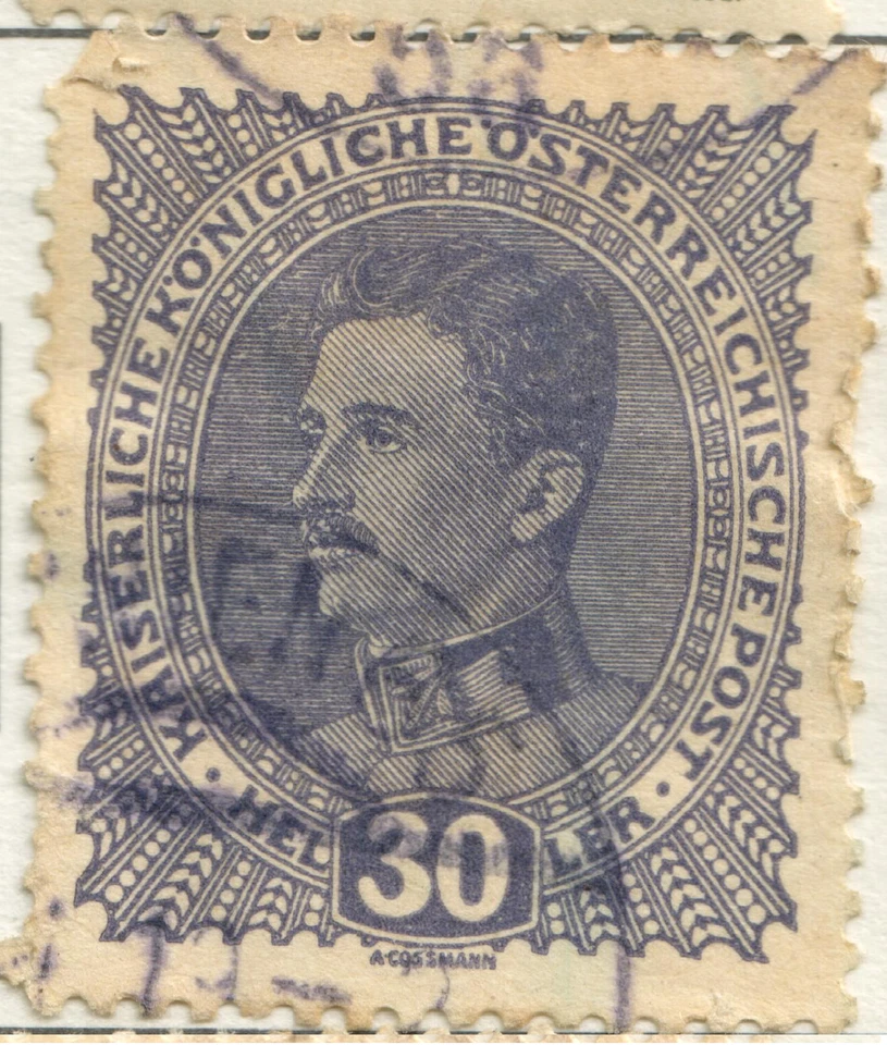 Austria - 1917 Emperador Carlos Foto 1 de 1