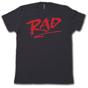 "RAD" SuperCool Retro 80's BMX Movie T-Shirt * SuperSoft Cotton Vintage Feel Tee - Picture 1 of 3