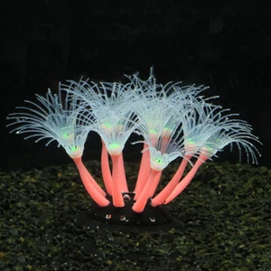 Glowing Glowing Artificial Coral Artificial Fake Coral Ornament Fish Tank - Picture 1 of 16