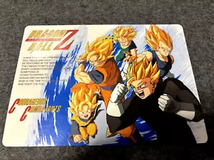 1990s Vintage Dragon Ball Z Plastic Pencil Board Pad Shitajiki - Picture 1 of 13
