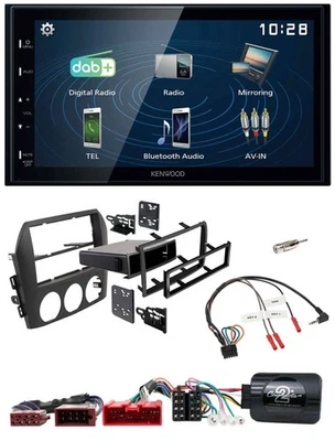 Kenwood 2DIN Bluetooth Lenkrad USB DAB Autoradio für Mazda MX 5 NC 2005-2008 akt - Bild 1 von 4