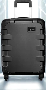 TUMI T-Tech International Carry-On Hard Case Luggage Black 4 Wheels Spinner 22” - Picture 1 of 12