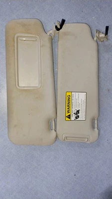 10 11 12 13 14 15 MAZDA CX-9 SUNVISOR SUN VISORS LEFT / RIGHT SET GRAY LIGHTED Foto 1 de 4