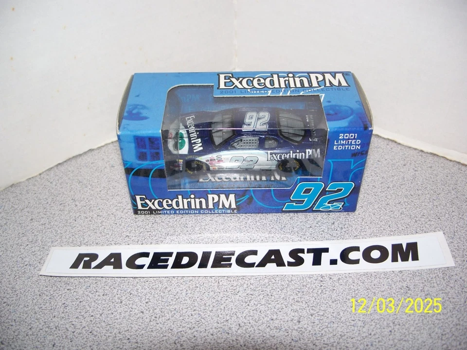 #92 JIMMIE JOHNSON «EXCEDRIN» 1/64 2000 ГОНКИ ЧЕМПИОНОВ - Изображение 1 из 1