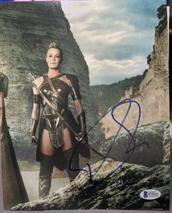 ROBIN WRIGHT SIGNED PHOTO 8X10 WONDER WOMAN AUTOGRAPH PRINCESS BRIDE BAS COA - Picture 1 of 3