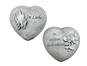 Corazón conmemorativo con refrán, corazón refrán, corazón funerario, corazón de duelo - Imagen 1 de 6