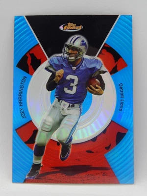 2005 Topps Finest Football - /299 Blue Refractor #90 Lions - JOEY HARRINGTON - Image 1 of 2