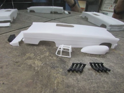 NEW 1/24 3D PRINTED ''66 NOVA ROADSTER SUPER GAS SLOT CAR BODY. FREE SHIPPING. - Image 1 of 2