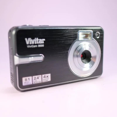 Vivitar Digital Camera Vivicam 8690 8.1MP Black Tested - Image 1 of 4