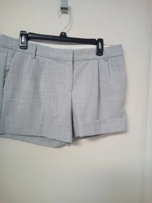 Express Design Studio Editor Shorts Size 12 Gray High Waisted Career Casual - Image 1 of 4