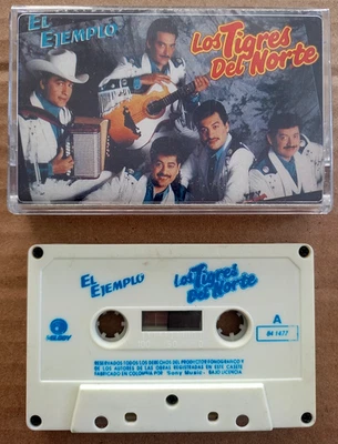 CASSETTE  LOS TIGRES DEL NORTE - EL EJEMPLO / EXTREMELY RARE COLOMBIA - Imagem 1 de 2