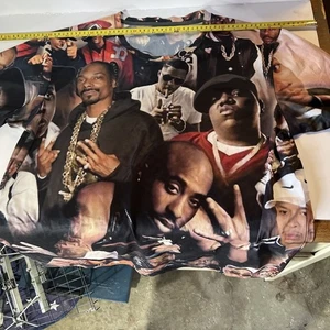 Tolles 90s Rap Tee Snoop Dogg/Tupac/Biggie Ll Cool J Run DMC Ext.. 3XL Youth - Bild 1 von 12