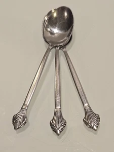 VTG. Towle SCC Uanlai Stainless TEA spoons (3pk bundle) Made In JAPAN - Picture 1 of 12