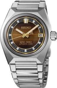 Seiko King Seiko 41mm Gold Dial Stainless Steel Watch Sla089 - Picture 1 of 1