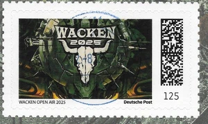 2025 Deutschland Mi. Sonderedition "Wacken Open Air 2025 "Jahreslogo "gest. - Bild 1 von 1