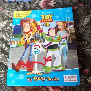 Busy Books Disney TOY STORY 4 komplett mit allen 10 Figuren und Spielmatte 2019 - Bild 1 von 8