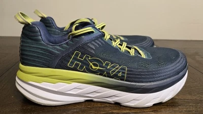 Hoka One Bondi 6 Dark BLUE Running Shoes MENS SZ 10 VERY NICE!  - Image 1 of 4