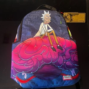 Sprayground x Rick and Morty Rucksack Multicolor Brain Shark DLXV BRANDNEU - Bild 1 von 19