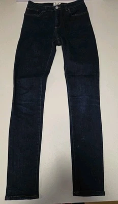 Pantalones de mezclilla ajustados elásticos lavado oscuro ACNE Studios Pin talla 28/32 hechos en ITALIA Foto 1 de 4
