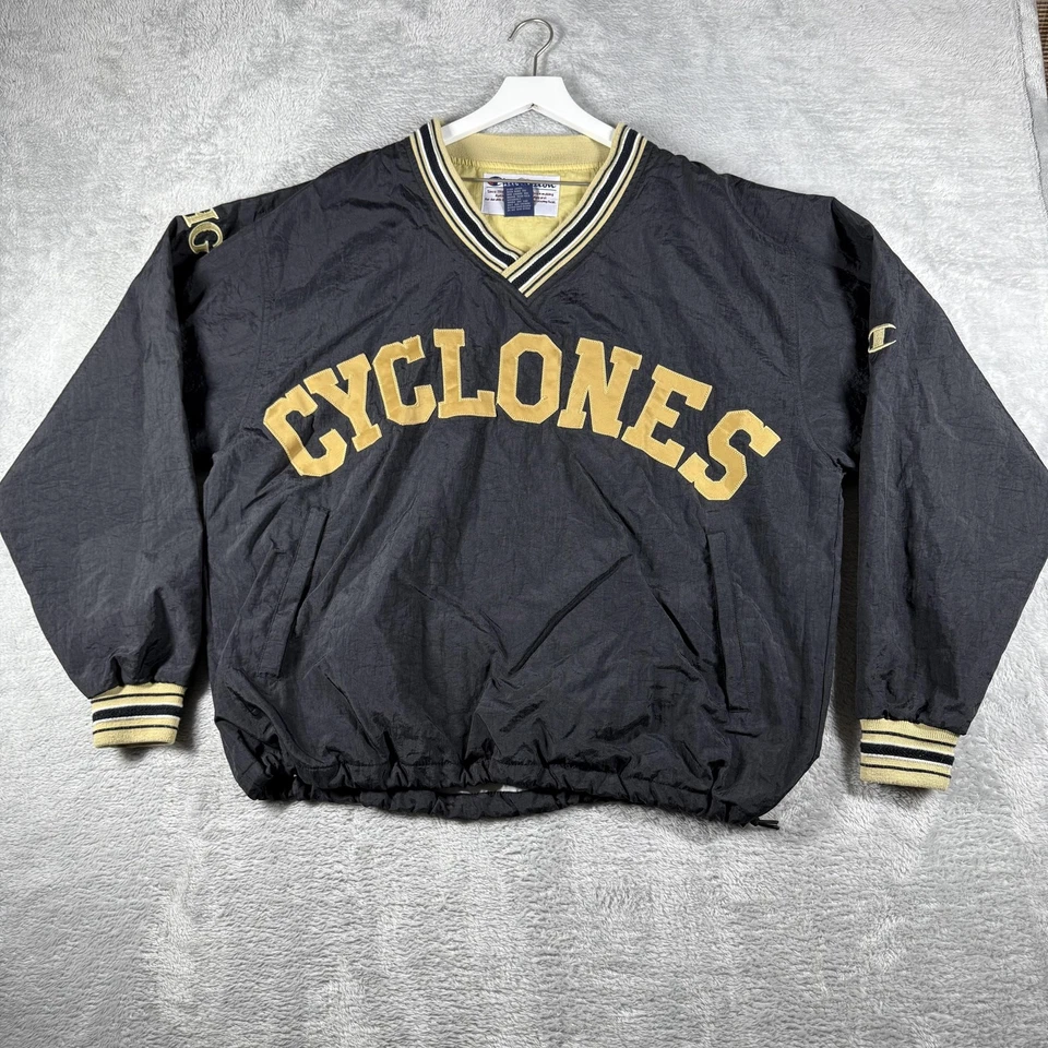 Vintage Iowa State Cyclones Jacket Mens Large NCAA College Pullover Windbreaker - Image 1 of 4