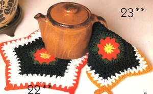 CHRISTMAS Holiday Trivets/Hot Pad/Decor/Crochet Pattern INSTRUCTIONS ONLY - Picture 1 of 1