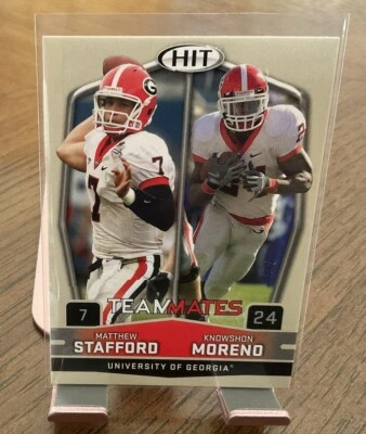 2009 Sage Hit Matthew Stafford Moreno RC card #56 - Image 1 of 2