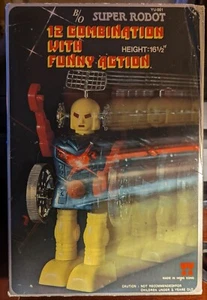 SUPER ROBOT 12 combinations with funny action Hong Kong YU 001 MIB Battery OP - Picture 1 of 12
