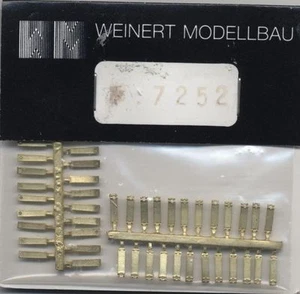 Weinert Modelismo 7252 Pies de carril Placas de uñas - Imagen 1 de 1