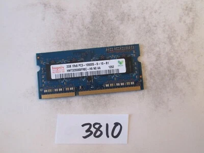 Hynix HMT325S6BFR8C-H9 2Gb PC3-10600 1333Mhz DDR3 SODIMM Laptop Memory RAM (3810 - Image 1 of 2