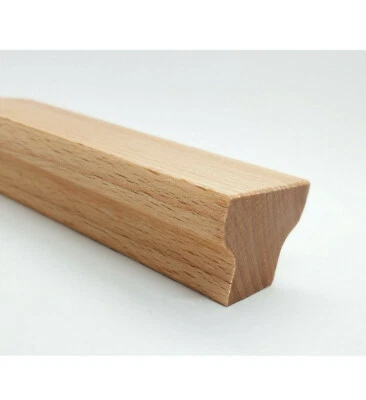 Möbelgriffe BA 160 mm Küchengriff Schubladen HOLZGRIFFE BUCHE GEÖLT TÜRGRIFFE - Bild 1 von 2