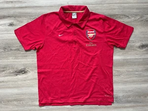 Camiseta polo de fútbol Arsenal Nike 2008/2009 camiseta de fútbol Inglaterra talla XL - Imagen 1 de 7