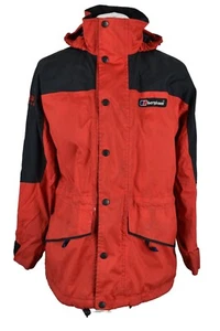 BERGHAUS Red Windbreaker Jacket size 9-10 Years Boys Full Zip Hooded Rain - Picture 1 of 11