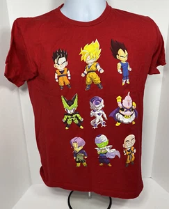 Dragon Ball Z Ripple Junction Size Medium Red Graphic Print Tee Shirt - Foto 1 di 4