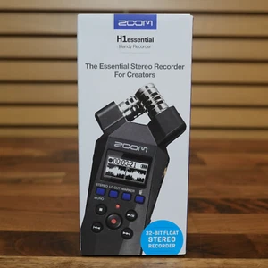 ZOOM H1essential Handy Stereo Recorder Black 32bit Float - Picture 1 of 13
