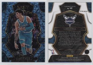 2022-23 Panini Select Premier Level Light Blue Disco Prizm /99 LaMelo Ball #141