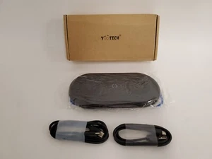 Almohadilla de carga inalámbrica doble Yootech MF400 negra NUEVA - Imagen 1 de 3