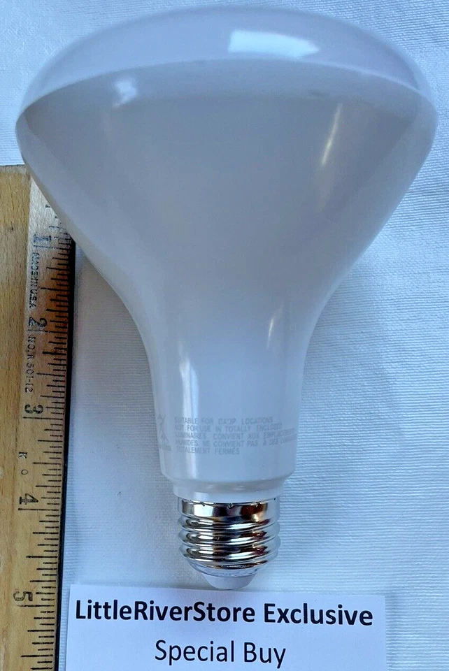 6 Pack! Amazon Basics BR30 LED Light Bulbs 65W EQL Daylight 5000K Dimmable NEW - Image 1 of 4