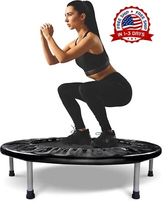 Trampolin para ejercicio fitness de 38" adultos y ninos niños plegable brincolin - Image 1 of 4